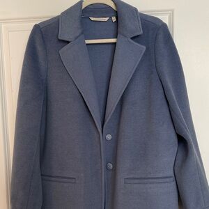 Soft Surroundings Classic Blue Pea Coat